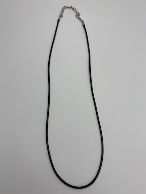 BLACK CORD NECKLACE CHAIN Length 42-48cm