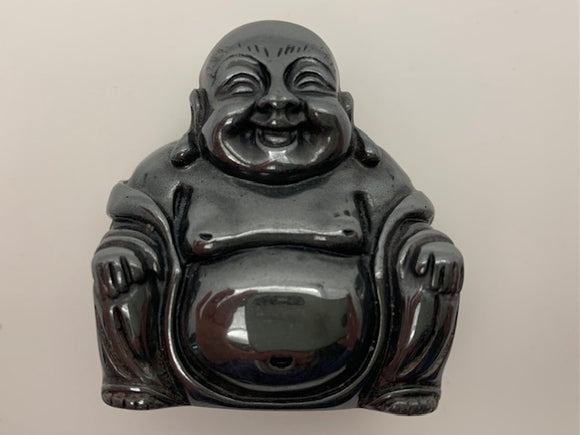 HEMATITE LAUGHING BUDDHA